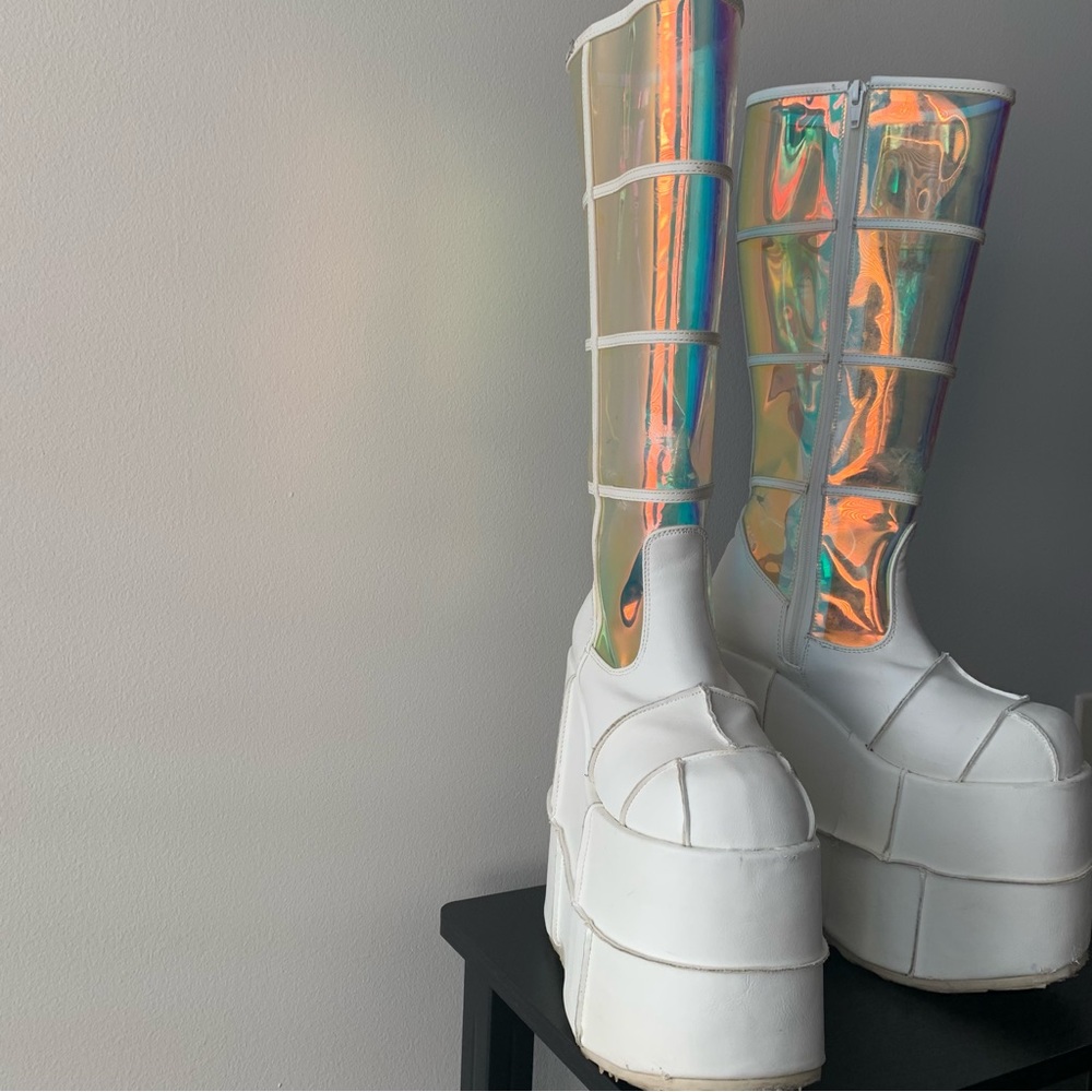 Whit Platform DollsKill Shoes